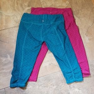 Two pairs Prana leggings